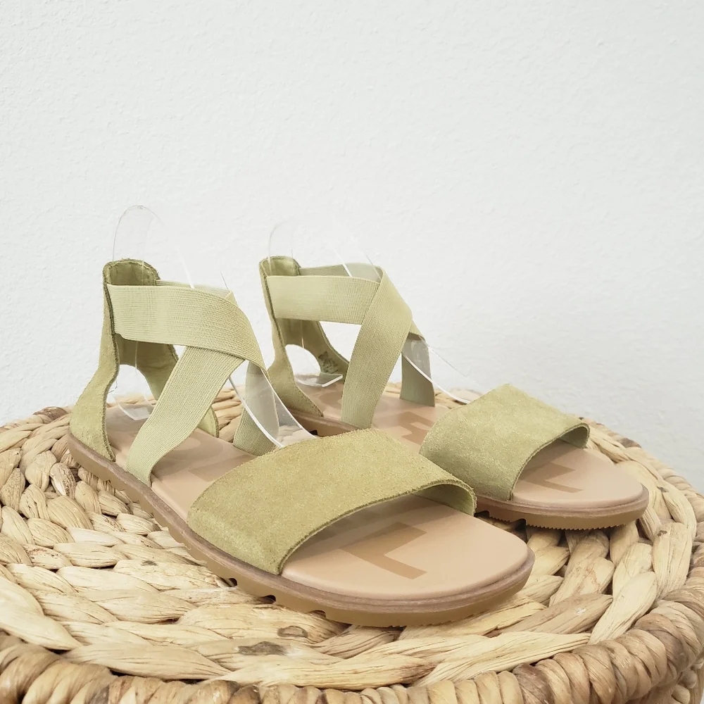 Sorel Women's Ella Green Sandal Size 11 - Picture 3 of 9